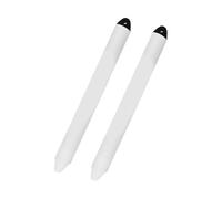 BONKZEBU Stylus Pen with Tethers Kid Friendly Touch Screen Stylus Pen for Tablet Phone Devices 2Pcs ABS Silicone Material Cute Designs for Children Learning and Entertainment (White)