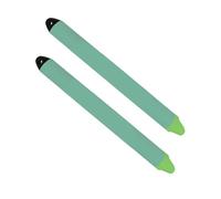 BONKZEBU Stylus Pen with Tethers Kid Friendly Touch Screen Stylus Pen for Tablet Phone Devices 2Pcs ABS Silicone Material Cute Designs for Children Learning and Entertainment (Green)