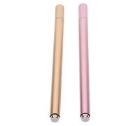 BONKZEBU Stylus Touch Screen Pen No Lag Comfortable Grip for IOS Tablet, Phone Stylus Easy to Use, 2Pcs Red Silver (gold/pink)