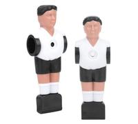 BONKZEBU Table Football Player Replacement Set Great for Tournament Style Indoor Game for All Users White 11Pcs 1.4M Table Soccer Ball Players