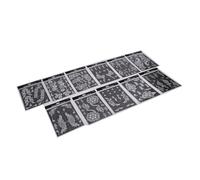BONKZEBU Temporary Body Templates Diverse Artistic Options Professional Design for Casual Fun Indian Stencil Kit