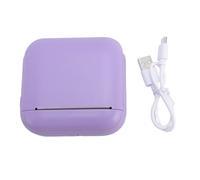 BONKZEBU Thermal Label Printer,Ultra Portable Design Thermal Shipping Label Printer,Wireless BT Connectivity Shipping,for Bill Photo Memo Wrong Question (Purple)