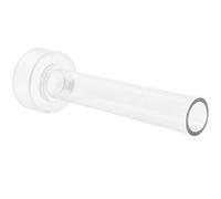 BONKZEBU Tip Candle Mold Transparent Tool for Eye-catching Decorative Colored Candles, Plastic+Metal, 0.98 X 5.91in, Suitable for Candle Making Enthusiasts (#1)