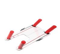 BONKZEBU Trainer Mirror Base Swing Training Exerciser for Straight Shots Speed Rods Practicing Tool for Left/Right Handed Golfers PC 18.1x12.4x0.1in