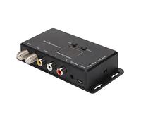 BONKZEBU UHF Modulator Durable Adjustable AV to RF TV Link Modulator for Set Top Boxes and A V Sources