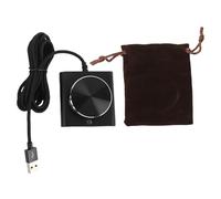 BONKZEBU USB Volume Control Knob,360 Degree Rotatable External Media Adjustment Controller,1 Touch Mute 1 Touch Pause USB Volume Knob,for 7 8 10 11 Vista for Android