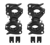 BONKZEBU Walking Stick Cane Drive Rollator Universal Rotating Accessory Durable Adjustable Cane Holder for Elderly Walker Wheelchair Mobility Scooter ABS Material (Black)