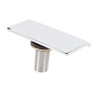 BONKZEBU Wall Mounted Stainless Steel Waterfall Tub Spout Elegant Design for SPA Bathroom G1/2 Thread Nozzle