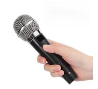 BONKZEBU Wired Handheld Moving Coil Microphone with Metal Mesh, Wide Frequency Response for DVD/KTV, Plastic + Metal, YS-226