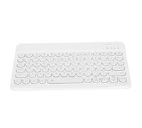 BONKZEBU Wireless Keyboard for /, Lightweight Backlit 10in Laptop Keyboard with Long Battery Life, Easy to Carry for Travel (Three systems 10 inches white backlight)