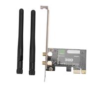 BONKZEBU Wireless PCIe WiFi Adapter, PCIe WiFi Card for Desktop PC, Tri Band Wireless Adapter,300Mbps 2.4GHz High Performance Computer Network Card,for Linux Systems