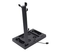 BONKZEBU XboxSeries X Cooling Stand with Cooling Fan | ABS Construction, 4 Cooling Fans with LED Indicator, 2x USB & Type C, 1400mAh Battery Included, Dual Controller Charger Base