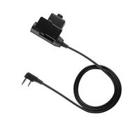 BONKZEBU Z Tactical Noise Reduce Headsets U94 PTT Cable for UV5R MilitaryStandard Plug Clear Sound Tactical Headset Push to Talk Unit Durable ABS Material Black 7x5x2cm