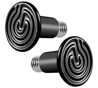 Bonlux 100W Reptile Heat Lamp, Ceramic Emitter, No Light - Black, Pet