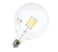 Bonlux 10W G125 E27 LED Filament Glass Globe Natural White 4000K 125mm ES Edison Screw LED Retro Filament Globe Bulb 100 Watt Incandescent Equivalent (Non-dimmable)