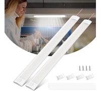 Bonlux 12V Interior LED Lights Bar Van, 120 LEDs 12V LED Strip Light for Campervan RV Carvan Boat Motorhome Kitchen with Switch,6000K,Ultrathin Design, 2Pack