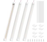 Bonlux 12V LED Interior Van Light Bar, 12V LED Strip Lights Campervan Ultrathin 168 LEDs Universal Van Lights Interior Strip Light Bar 12V 16W with Switch for RV Camper Van Cool White 6000K, 4 Packs