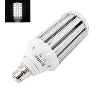 Bonlux 30W BC Daylight LED Corn Light 6000K 250W Equivalent Bayonet B22 LED Retrofit Light Bulb for Warehouse Workshop Garage Barn Backyard Garden Pathway Post Top Street Lighting
