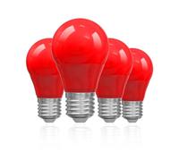 Bonlux 4W E27 Red LED Light Bulb, E27 Red Christmas Led Light Bulb, 35W Red Incandescent Bulb, Suitable for Red Ambient Lighting, Halloween, Christmas Lights, (LST2666)