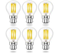 Bonlux 6pack B22 Bayonet LED Light Bulbs Dimmable 6W B22
