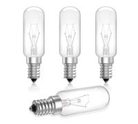 Bonlux Cooker Hood Bulbs 28W Screw Kitchen Extractor Fan Light Bulb,Oven Hood Bulb, Hob Bulb, SES E14 Small Screw Cap T25 Lamp, Warm White 2700K, Pack of 4