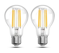 Bonlux E27 Screw Bulb 12W LED Warm White 2700K, ES E27 Large Edison Screw Lamp Bulb Dimmable Filament Bulb 100W 120W Equivalent, GLS A60/A19 Vintage Screw in Light Bulb Classic Screw Fit Bulb, 2-Pack
