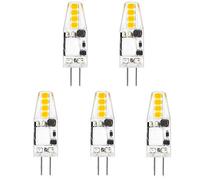 Bonlux G4 12V LED Bulbs Non-Dimmable 1.5W Warm White 3000K, Replacements for G4 Bi Pin 12V 10-15W Halogen Capsule Bulbs,Closet,Motorhome Caravan Marine Boats Yachts Lighting(5pcs)