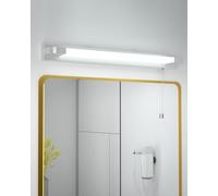 Bonlux LED Bathroom Mirror Light with Pull Cord Light Switch 7W Cool White 6000K IP44 LED Mirror Front Wall Light for Bathroom Hotel Restaurant