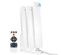 Bonlux LED Under Cabinet Kitchen Lights Motion Sensor,USB Rechargeable Cabinet Light Indoors with Charging Station, Dimming &3 Colors Under Cupboard Lights,LED Strip Light for Wardrobe Stairs, 3-Pack