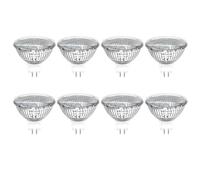 Bonlux MR16 GU5.3 Halogen Light Bulbs, 20W Dimmable 12V Bi Pin Base Spotlight, 30 Degree Beam Angle Warm White 2800K, 8-Pack
