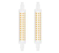 Bonlux R7s 118mm J118 LED Bulb Natural White 4000K 15W J Type Linear Light Bulb 120W Incandescent Lamp Equivalent Double Ended Reflector Light Super Bright 360°Beam Angle, Non-dimmable 240V (2-Pack)