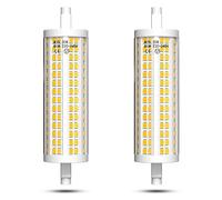 Bonlux R7S Bulb 118mm LED Dimmable 20W, Double Ended J118 Linear LED Floodlight Bulb Warm White 2700K, 200W Halogen Replacement for Work Lights, Security Lights, Landscape Lights, Floor Lamps (2-Pack)