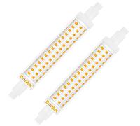 Bonlux R7s LED Lamp Bulb 118 mm 15 W Light Bulb Cool White Light 6000 K J118 Double Socket Linear Tube Light 360° Beam Angle Replaces 150 W Halogen Rod Lamp 220-240 V (Pack of 2, Not Dimmable)