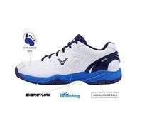 VICTOR Unisex's Sh-a170 Badminton Shoe, White Blue, 7.5 UK