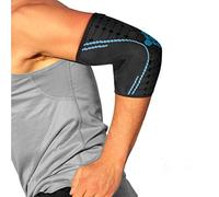 bonmedico Elbow Support for Men & Women - Unisex Compression Elbow Brace for Gym, Weightlifting & All-Day Comfort, Size L, Adjustable Sleeve for Active Use and Daily Comfort