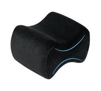 Bonmedico Ergonomic Knee Pillow for Side Sleepers, Memory Foam Leg Cushion, Black