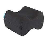 bonmedico Ergonomic Knee Pillow for Side Sleepers - Memory Foam Leg Pillow for Sleeping, Knee Cushion for Hip Pain Relief, Comfortable Knee Support for Sciatica & Knee Pain, Black