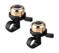 BONMIXC (2 PACK) Bicycle Bell Brass Mini Bike Bell