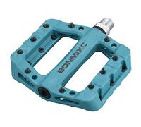 BONMIXC Nylon Bicycle Pedals Large Platform BMX MTB Plastic Pedals 9/16"
