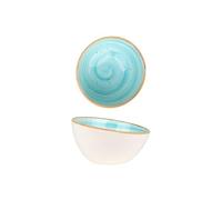 Bonna Bowl - Aqua - Porcelain - 16 cm (350cc) - Set of 6