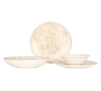 Bonna Dinnerware Set (Large) - Nacrous - 24 Pieces - 6 Persons - Porcelain