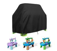 Bonna Kids Water table Cover,Compatible with Step 2 Water Play Table, 420D Heavy Duty Waterproof Fabric,Waterproof,Dust Proof, Anti-UV (black, 41 "L x 25 "W x 33 "H)