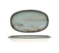 Bonna Service Plate - Madera - Porcelain - 24x14 cm - Set of 2