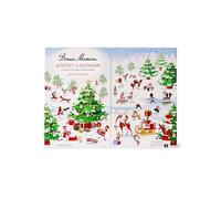 Bonne Maman 2022 Limited Edition Advent Calendar, 23 Mini Fruit Spreads and 1 Honey