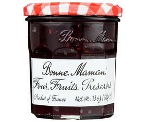 Bonne Maman Preserve, Four Fruit, 13-Ounce