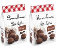 Bonne Maman - Small Chocolate Muffins - Petits Muffins au Chocolat - 17 Pieces - 235g (Pack of 2)