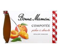 Bonne Maman Specialty Peaches & Apricots Delicate Verbena - 2 Pots of 130 g