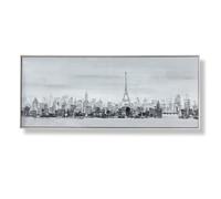 Bonne Nuit Paris Framed Canvas Wall Art