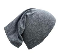 Bonnet 100% Cotton Tube Hijab Bandana Under Hijab Head Sleep Cap Under Scarf Bone Headscarf Turban Stretchy Beanie Cancer Hair Cover Protection Patients Care Hat Sweat Absorbent Ramadan Eid (Charcoal)