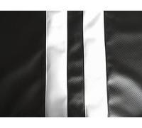 Bonnet Bra Cover Protector For VW Transporter T5 03-09 Carbon Fibre Look Racing Stripes (White Racing Stripes)